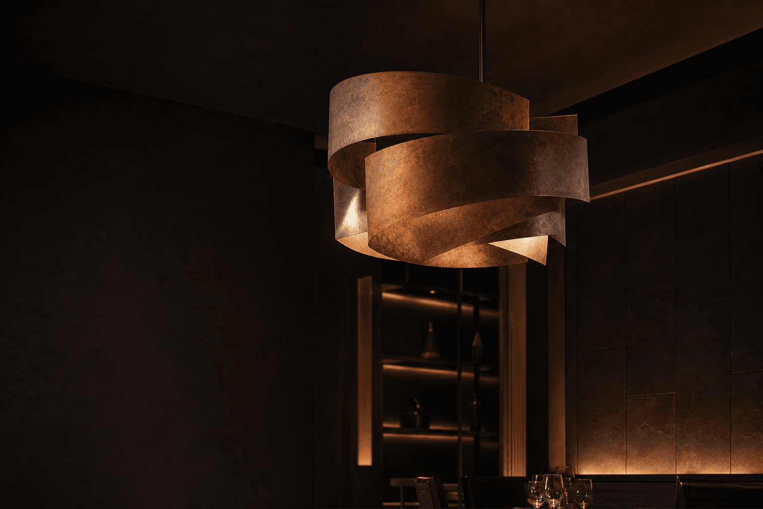 Chandelier Corten